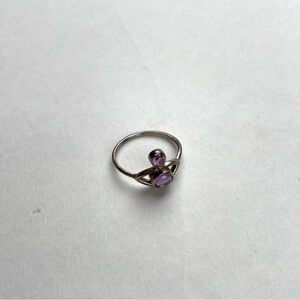 Elegant Purple Stone Women's Ring
